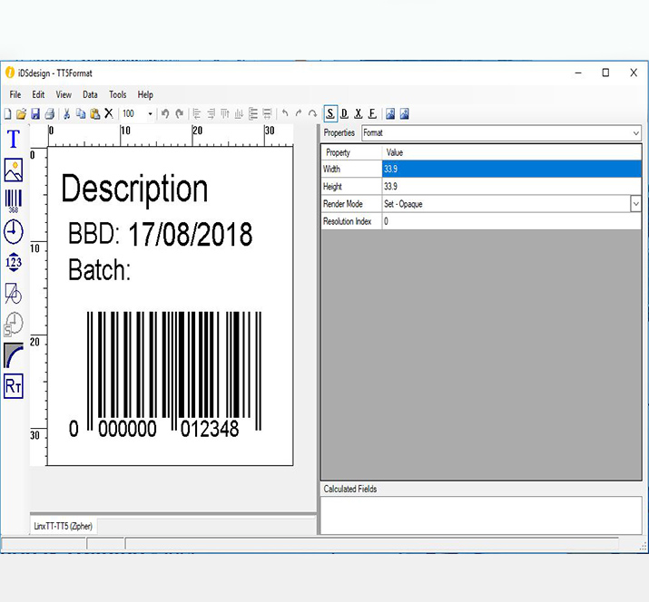 barcode and label designer