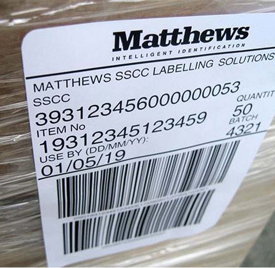 Product, Carton and Pallet Labelling