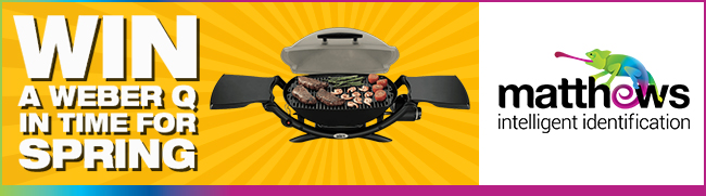 WIN a Weber Q barbeque from Matthews