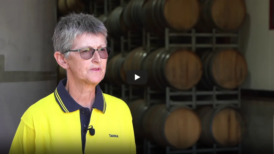 Laser Marking On Tahbilk Winery